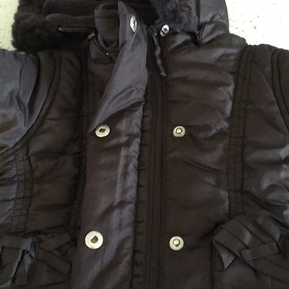 Brown Rothschild Girls Winter Coat - Picture 5 of 7